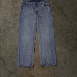 Old Navy Men's Light Blue Straight Jeans